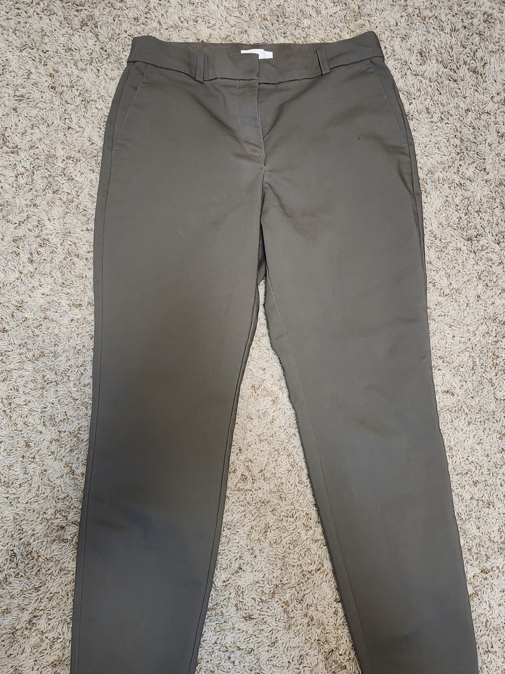 H&M Olive Women's Classic Style Pants